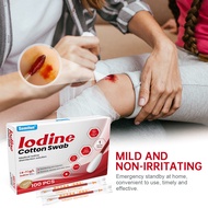 [Ready Stock] SUMIFUN Disposable Iodine Cotton Swabs Convenient Hygienic Breaking Cotton Swabs Disin