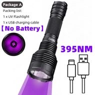 SV109ไฟกระพริบ15W UV 365Nm/395Nm ไฟแรงสูง Blacklight Usb หมึกจางแมวสุนัขปัสสาวะสุนัขแมวไฟฉายส่องไฟแม