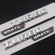 Mercedes Benz Turbo 4Matic Fender Emblem + Mercy Side Emblem Restock
