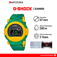 Jam Tangan Pria Casio G-Shock Retro Video Game Series G-B001RG-3D Green removable capsule bezel and