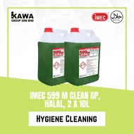 MULTIPURPOSE CLEANER WITHOUT RINSING  , IMEC 599 M Clean GP Halal, 2 x 10L