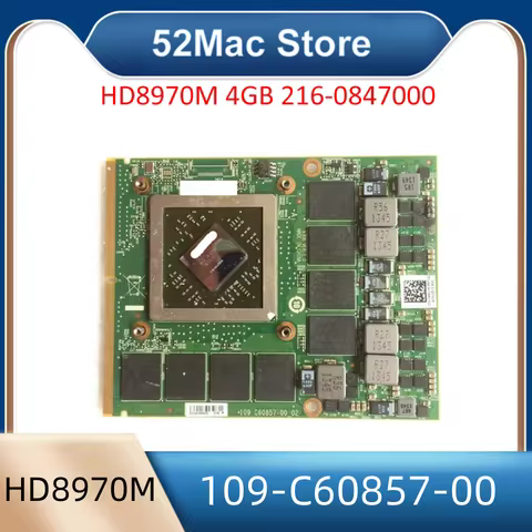 BINFUL 109-C60857-00 For Dell Alienware R9 M290X HD8970M 4GB GDDR5 MXM 3.0b 216-0847000 Laptop Video