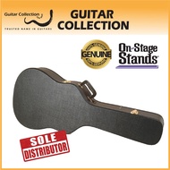 On Stage GCA5000B Hardshell Acoustic Guitar Hardcase | Fits Dreadnought &amp; 12-String Guitars