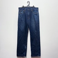 1990s Levis 512-0301 Vintage Jeans 刷舊 破壞 錐形 牛仔褲 單寧長褲 復古 早期 老品 古著 W34 L34