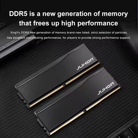 JUHOR Ram DDR5 32GB(16GBX2) 6000MHz 6400MHz DDR5 6400MHz Desktop Computer Memoria Ram