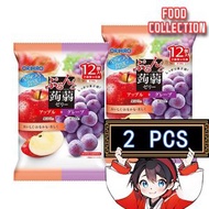ORIHIRO - 日本蒟蒻啫喱果凍 2包 (巨峰提子+ 蘋果)(平行進口)(新舊包裝隨機發貨)