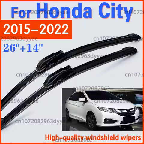 For Honda City GM4 GN Grace Ballade 2015 - 2022 Front Wiper Blades Auto Windscreen Windshield Wipers