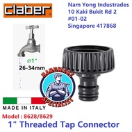 Claber 8628/8629 1" Tap Connector / Garden Tap Connector