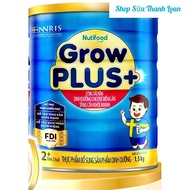 (HSD T5-2027) Sữa Bột NutiFood Grow Plus+ TCKM Xanh Hộp 15kg.
