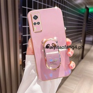 Vivo Y51 2020 Y31 Y51A Y53S 4G V2030 V2036 V2031 Casing Cute Bear softCASE silicone cover All inclus