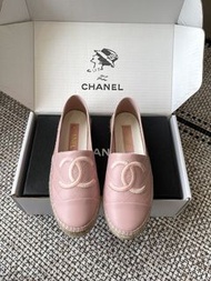 CHANEL 2025s春夏 漁夫鞋太古匯購入三對原版開發配代購白色雙層外包裝原版一比一出貨