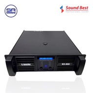 (ใช้โค้ดลดอีก10%) SOUNDBEST SX800 เพาเวอร์แอมป์ เครื่องขยายเสียง แอมป์ SX-800 SX 800(สินค้าใหม่แกะกล