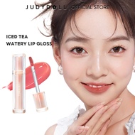 Judydoll Iced Tea Watery Lip Gloss Mirror Gloss Watery Glass Lip Jelly Lip Moisturizing Refreshing N