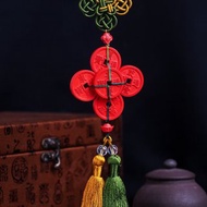 天然原礦硃砂精品紅砂五帝錢車掛 硃砂含量高達百分之95以上