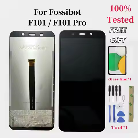 Tested well for fossibot F101/f101 pro/f101p F102 LCD display touch screen assembly replacement for 