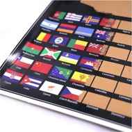 Erase World Travel Map Scratch Off World Map Travel Scratch For Map 42*30cm Room Home Office Decorat