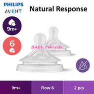 Philips Avent Natural Response PP/PPSU Baby Bottle 4oz/9oz/11oz Botol Susu Bayi