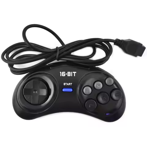 Game controller for SEGA Genesis for 16 bit handle controller 6 Button Gamepad for SEGA MD Game Acce