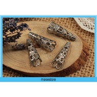 10 Pcs Nickel Trumpet Bead Hats 10 mm M47 Masestore Craft