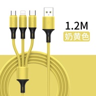 kimmall 3in1 macaron charging cable candy data cable fast charging