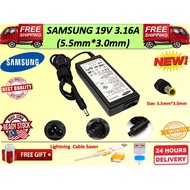 Samsung 19V 3.16A (5.5mm*3.0mm) For NP-Q430/Q530/NP300E4Z/R440/NP275E4V/R463/R464/ Series Adapter Ch