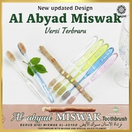 Al-Abyad Miswak Toothbrush with Miswak Powder & Black Silica Improved Version (No Toothpaste Needed)