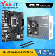 ASUS PRIME H610M-F WIFI DDR4 / PRIME H610M-A WIFI LGA1700 MOTHERBOARD + INTEL 12th & 13 Gen Processo