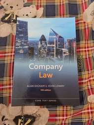 Company Law Core Text Series 13th Edition by Dignam & Lowry