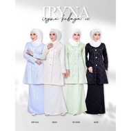 Iryna Kebaya Moden Baju Kebaya Moden Comes With Brooch Accessory, Full Elastic Waistband, Side Zippe