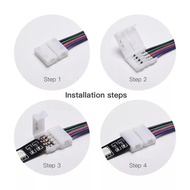 (1 piece) Connecting clamp accessory, RGB led connector, 4 pin ARGB