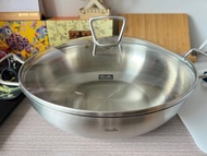 Fissler Original-不銹鋼中式炒鑊(32cm)