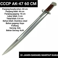 PISAU AK47 PANJANG 60CM / BAYONET AK 47 / CCP AK47 / PISAU OUTDOOR
