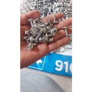 Combo of 10 Salaya twisted thread 5mm screws to mount Yamaha Sirius Ex2010 Ex135 Ex150 Ex155 fairing