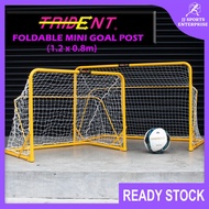 Trident 1.2M Foldable Steel Mini Goal Post Tiang Gol Mini Trident Foldable Steel Mini Goal Post (1.2