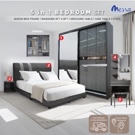 (SIAP PAASNG)MESRA - Bedroom set / 8x8 Wardrobe / Wadrobe / Almari baju / 8x8 Almari baju /  8x8 Bed