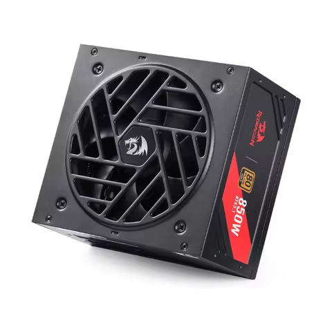 Redragon RGPS-850W PRO 80+ Gold 850 Watt Upgraded ATX 3.1 & PCIe 5.1 Fully Modular Compact 150mm Siz