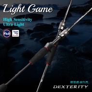 Tsurinoya Malaysia Dexterity 7'2 Ajing/Joran Ultralight Spinning/BC Rod/Solid Tip Only 0.9mm/ FUJI K