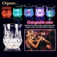 C5GOON 70ml Flashing Cup Wine Beer Whisky Mug Water Beverage Drinking Glass LED Automatic Glowing Cu