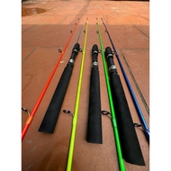 CẦN ĐẶC CẮM GỐC dài 1m5 Cần Câu Đọt Dẻo tải tĩnh 5kg ngọn 1li3 chuyên câu bè câu lure - Cần cắm gốc