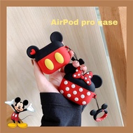 Mickey Minnie Silicone Accessories Protective Cover for AirPod Pro