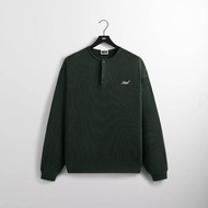 เสื้อยืดแขนยาวลายสก็อต KITH ทรงหลวม ผ้าโพลีเอสเตอร์ ระบายอากาศได้ดี สำหรับผู้ชาย ฤดูใบไม้ผลิ 2026 คอ