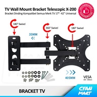 Tv Bracket 17 32 42 inch Led LCD Wall TV Mount Swivel Telescopic