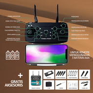 2023 Smart RC Drone E68/E88/E99 Pro 4k HD Camera Shoot Original Drone Kamera Jarak Jauh Indoor Outdo