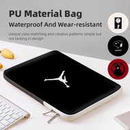 Laptop Sleeve Laptop Bag Simple Black Carrying Case 10-15 Inch PU Leather Clutch For HP Asus Acer Dell Asus Lenovo Men's Bag Shockproof Bag