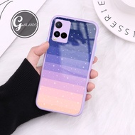 Softcase Glass Kaca Ungu/Lilac Vivo Y21/Y21s 2021 - [GL84] - Case Vivo Y21/Y21s - Casing Hp Vivo Y21/Y21s - Case hp Vivo Y21/Y21s - Case handphone Vivo Y21 - Casing handphone - Kesing HP Vivo Y21 - Softcase HP - Softcase handphone - Bayar di tempat