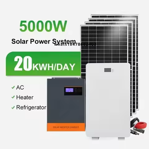 For Offgrid Complete 3Kw 5KW 10kw 20kw Hybrid Energy Storage Solar Panel System Kit Home
