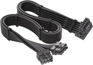 JOYJOM 12VHPWR 90 Degree Adapter for Corsair: PCIE 5.0 16AWG 600W Dual 8 Pin PCIe to 16 12+4 for RTX