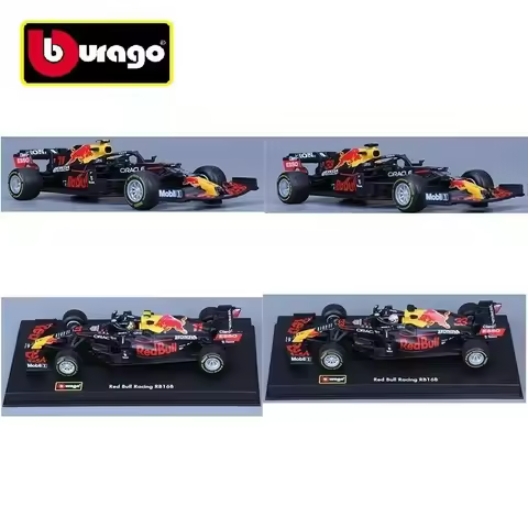 Bburago 1:43 2021 F1 Formula Racing RB RB16b #11/33 Diecast Model Car