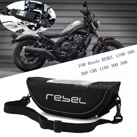 For Honda REBEL 1100 500 300 CMX 1100 300 500 Waterproof motorcycle handlebar travel navigation bag