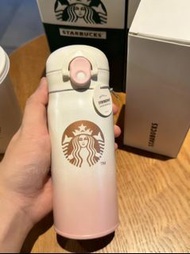 🌟誠信賣家🌟 星巴克櫻花粉漸變保溫杯